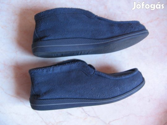 Kék női szobacipő