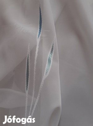 Kék nyírt mintás Új függöny (9,9 m x 270 cm) Akció