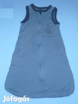 Kék pamut hálózsák 0-6 hó (70 cm)