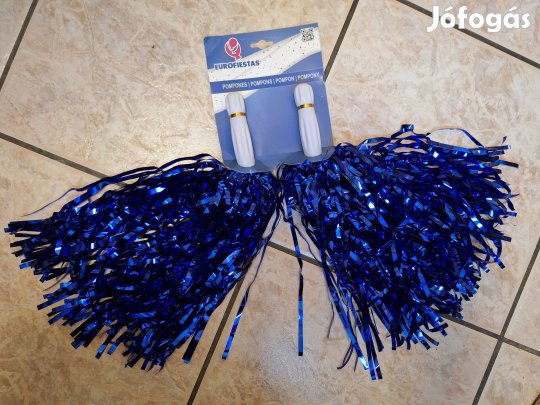 Kék pom-pom pár eladó