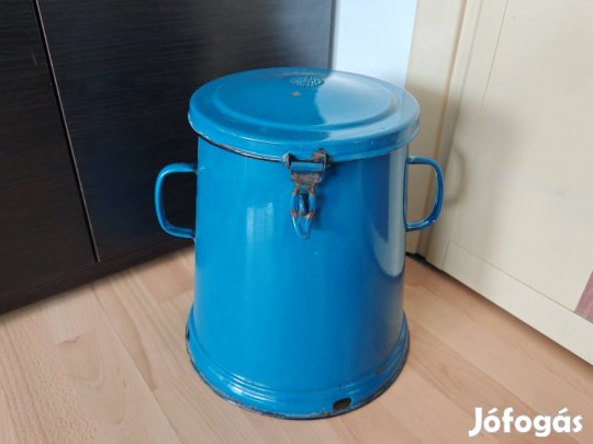 Kék retró zsírosbödön 