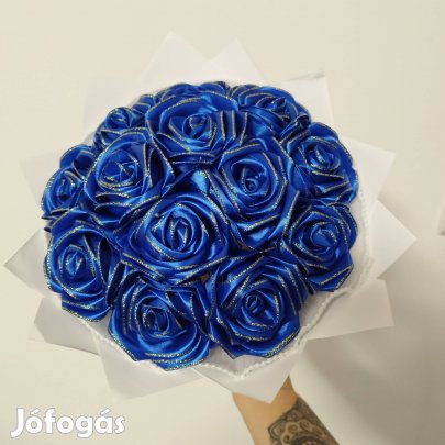 Kék rózsa csokor 
