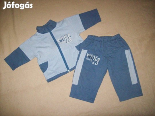 Kék szabadidő együttes szett 3-6 hónap (méret 68)