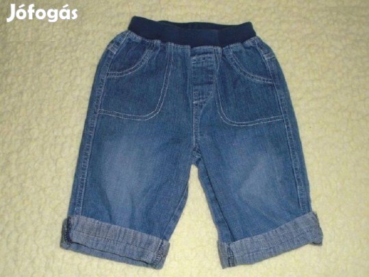 Kék színű farmernadrág 3-6 hó (méret 68)