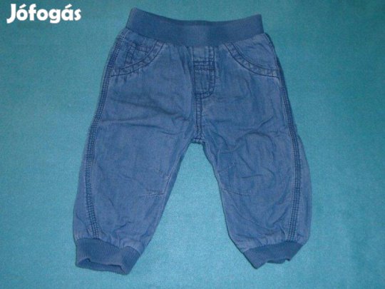 Kék színű jogger nadrág 3-6 hó (méret 68)
