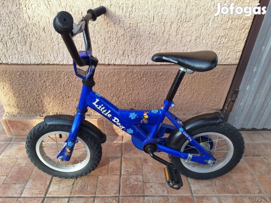 Kék színű kerékpár eladó