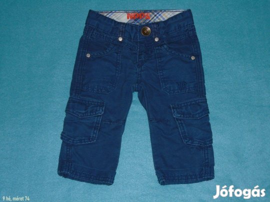 Kék színű nadrág 9 hó (méret 74)