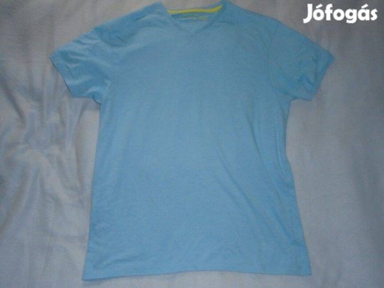 Kék színű pamut póló 14-15 évesre (méret 170)