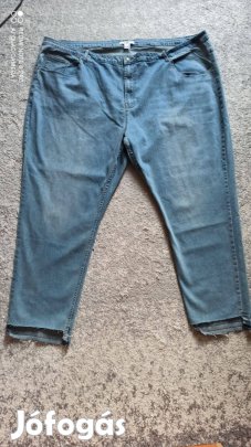 Kék sztreccses extra nagy méretű farmernadrág 60-62-es