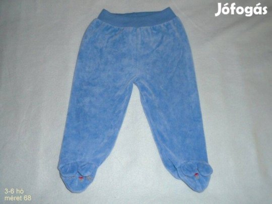 Kék talpas nadrág 3-6 hó méret 68