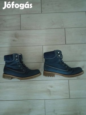 Kék téli bokacsizma