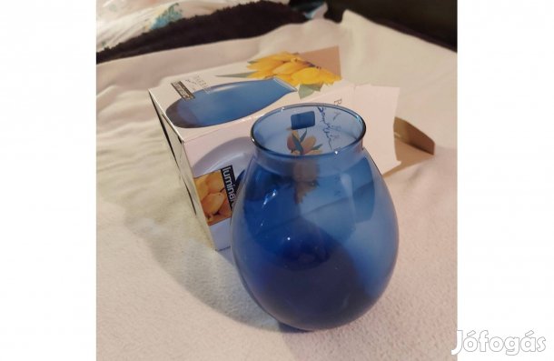 Kék váza dobozában (15 cm magas), Luminarc márkájú
