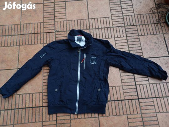 Kék vízálló kabát L