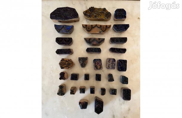 Kékfestő dúc, nyomó minta!