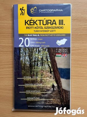 Kéktúra III. Írott-kőtől Szekszárdig túristatérkép szett