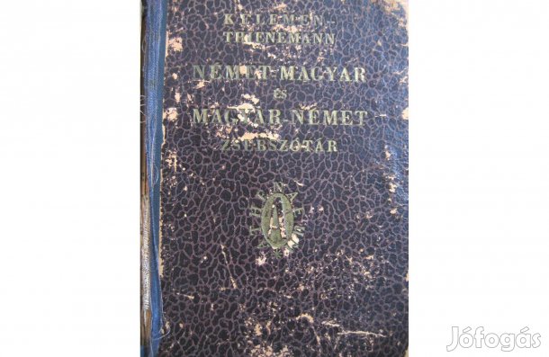 Kelemen Béla antik német szótár eladó