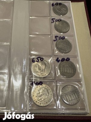 Kelet német 5-10-20 márkások pénz érme