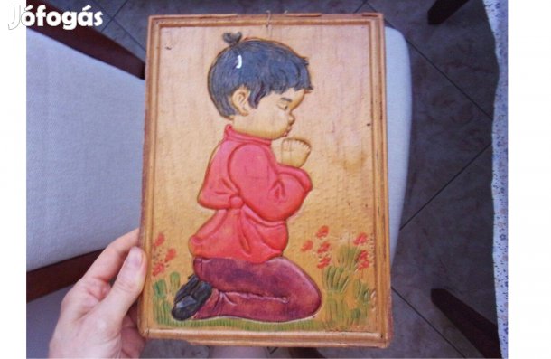 Keleti fa kép dombormű faragás Újpest központ közelében olcsón