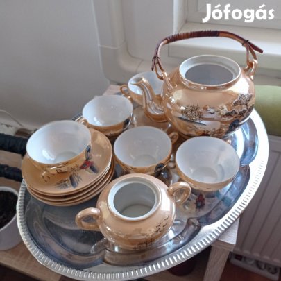 Keleti litofán teás készlet