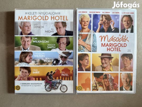 Keleti nyugalom Marigold hotel 1,2rész dvd