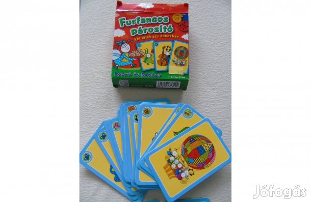 Keller&Mayer Bogyó és Babóca Furfangos párosító Fekete Péter kártya