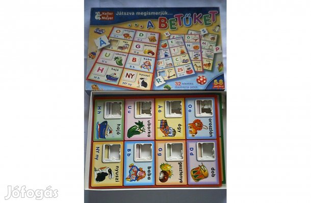 Keller&Mayer Játszva megismerjük a betűket társasjáték kicsiknek
