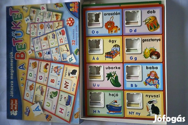 Keller&Mayer Játszva megismerjük a betűket társasjáték kicsiknek