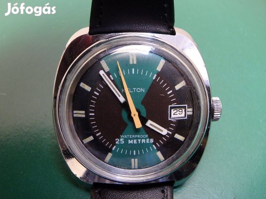 Kelton Timex 25 Metres Férfi Karóra Szerkezettel Szép Működő Naptáras