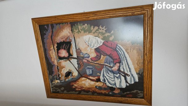Kemencés Gobelin kép
