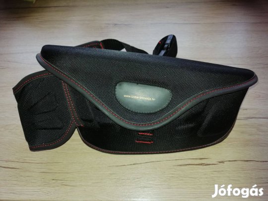 Kemény kerékpáros deréktáska kulacstartóval