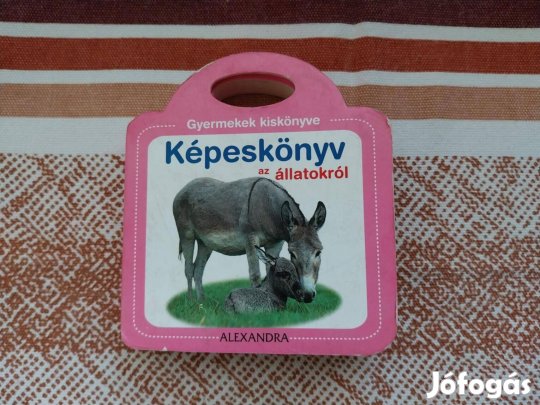 Kemény lapos képeskönyv az állatokról
