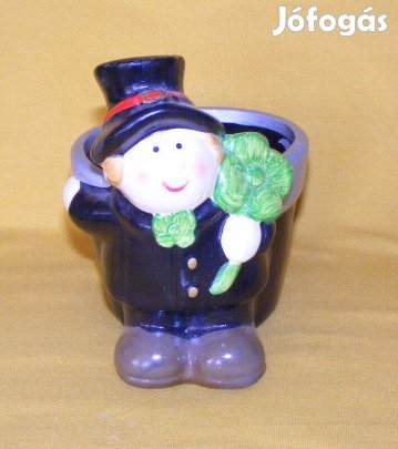 Kéményseprő kaspó, virágtartó