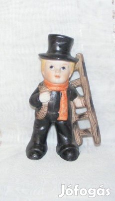 Kéményseprő porcelán figura