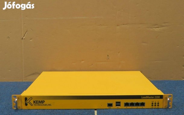 Kemp Loadmaster 2200 - 1U magas, rackbe szerelhető alkalmazásvezérlő
