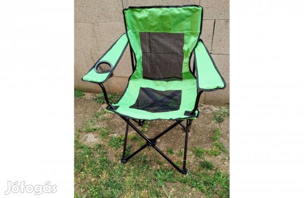 Kemping Szék Magasított, Párnázott prémium minőség 90X53X74 CM 110KG