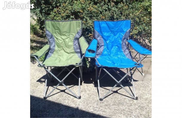 Kemping Szék Magasított, Párnázott prémium német minőség