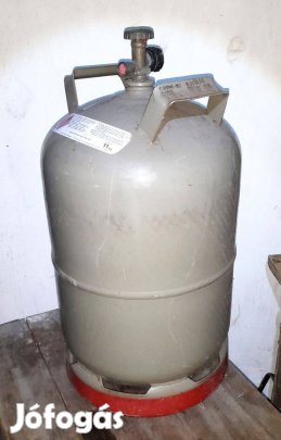 Kemping gáz palack lakókocsi gáz palack 11 kg os, fullosra tele van,
