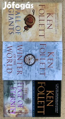 Ken Follett: Century Trilogy - angol nyelvű sorozat (3 db)