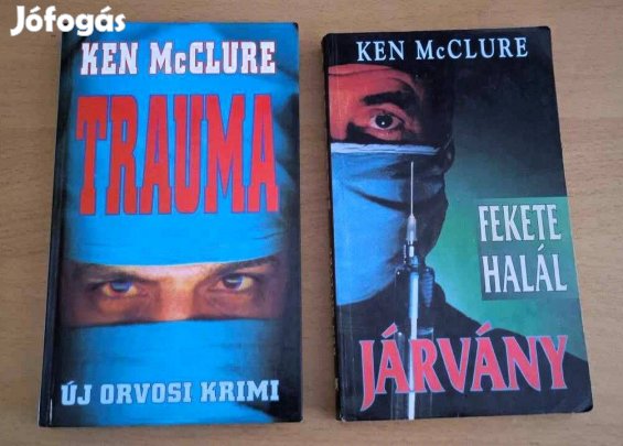 Ken Mcclure 2 kötete Trauma/Járvány-Fekete halál