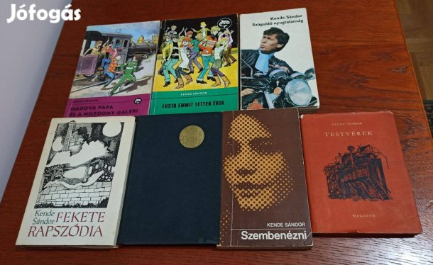 Kende Sándor könyvcsomag / 7 db könyv