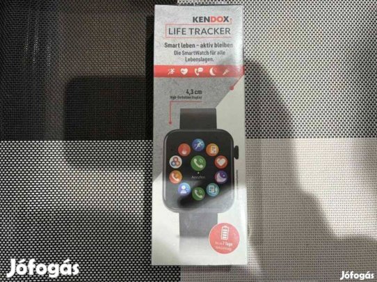 Kendox Life Tracker Okosóra Black Új Garanciával !