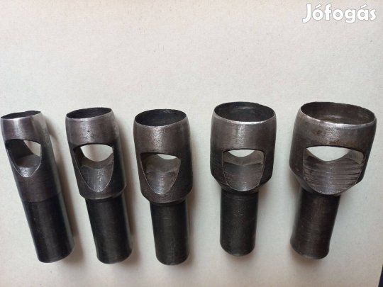 Kengyeles lyukasztó készlet (bőr, gumi, PVC.) 5 darabos