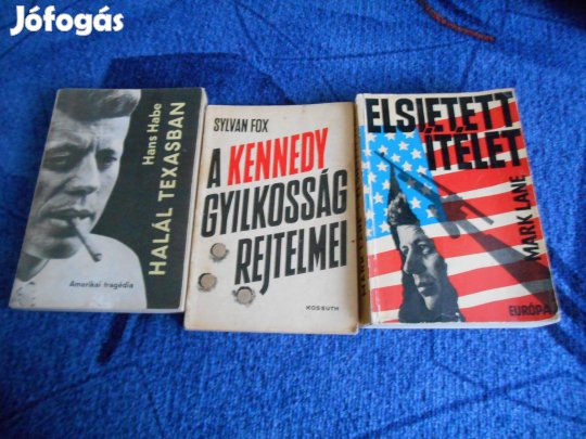 Kennedy gyilkosság könyvcsomag