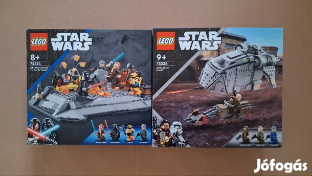 Kenobi + Andor bontatlan Star Wars LEGO 75334 Vader + 75338 utánvét Fo