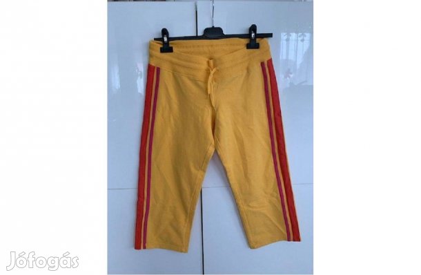 Kenvelo női sárga színű capri melegítő nadrág S-es