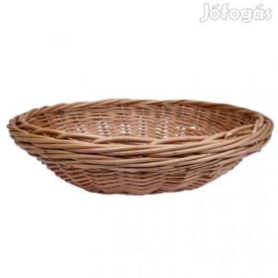 Kenyeres vessző kosár kerek