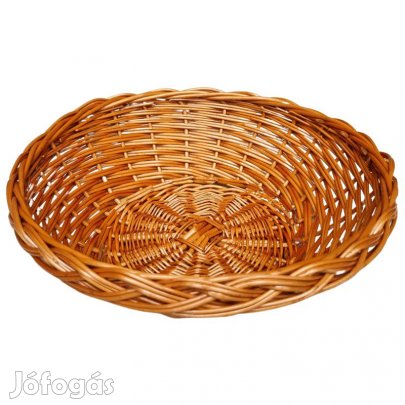 Kenyeres vessző kosár kerek