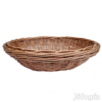 Kenyeres vessző kosár kerek