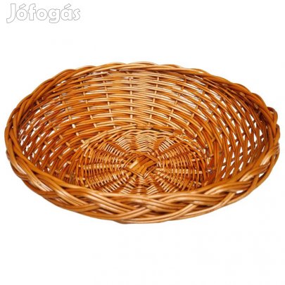 Kenyeres vessző kosár kerek