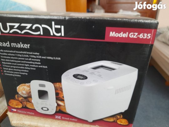 Kenyérsütőgép GZ-635 kenyérsütő , süteménykészítő és dagasztó